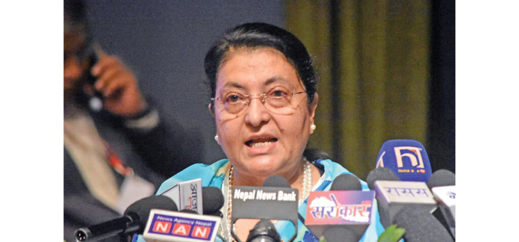 पूर्वराष्ट्रपति भण्डारीलाई राजनीतिमा निम्तो !