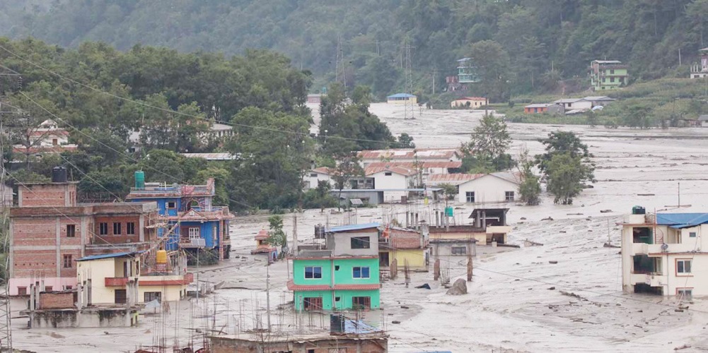 मेलम्ची बाढीको तीन वर्ष पुनःनिर्माण सुस्त, स्थानीयवासी अझै चिन्तित