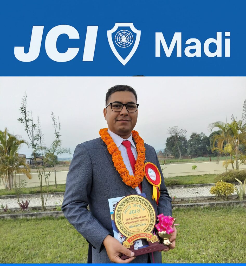 माडी जेसीजको अध्यक्षमा जेसी प्रकाश सुवेदीको उम्मेदवारी घोषणा